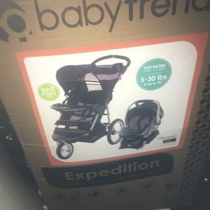 Brand new stroller with car seat